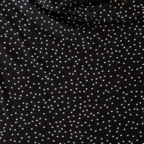 EXPRESS Black Cowl Draped Studded Sleeveless Top M - Picture 3 of 7